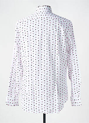 Chemise manches longues imprimé fleurs blanc SEIDEN STICKER homme