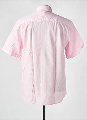 Chemise manches courtes coupe droite rose CAP 10 TEN homme