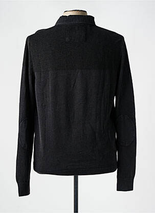 Polo manches longues manches longues noir MONTE CARLO homme