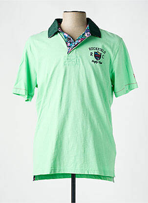 Polo coupe cintrée manches courtes vert RUCKFIELD homme