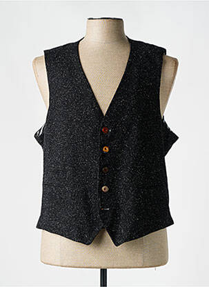 Gilet sans manche coupe cintrée noir STONES homme
