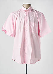 Chemise manches courtes rose CAP 10 TEN pour homme seconde vue
