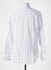 Chemise manches longues blanc SEIDEN STICKER pour homme seconde vue