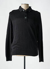 Polo noir MONTE CARLO pour homme seconde vue