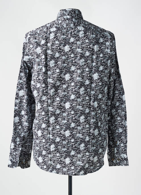 Chemise manches longues imprimé fantaisie noir DARIO BELTRAN homme