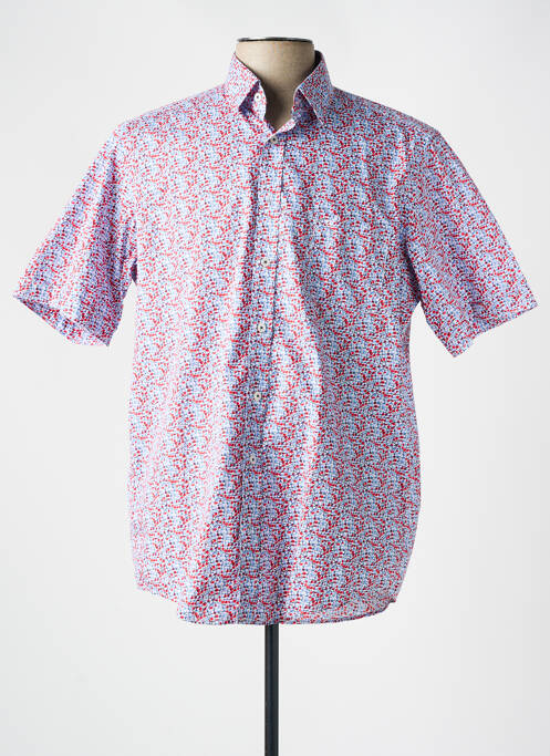 Chemise manches courtes rouge CASAMODA pour homme