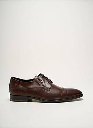 Derbies semelle amovible talon bas marron FLUCHOS homme