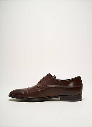 Derbies semelle amovible talon bas marron FLUCHOS homme