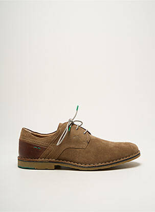 Derbies semelle amovible talon bas marron FLUCHOS homme