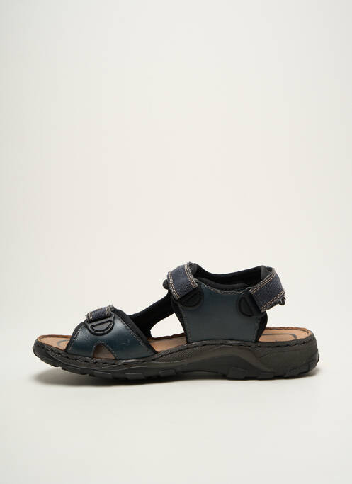 Sandales/Nu pieds bleu RIEKER pour homme