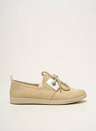 Derbies empiècements talon compensé or ARMISTICE fille
