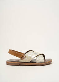 Sandales/nu pieds impression chiquet blanc PALLADIUM fille
