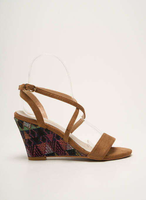 Sandales/Nu pieds marron CASSIS pour femme