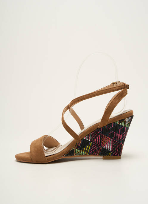 Sandales/Nu pieds marron CASSIS pour femme