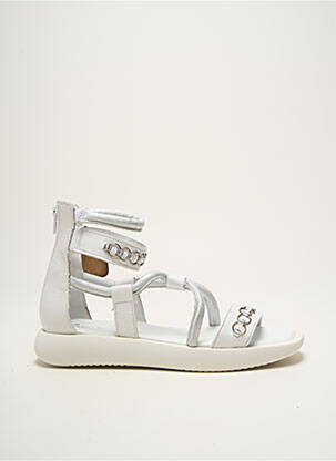 Sandales/nu pieds matière lisse talon plat jusqu'à 3cm blanc MACIEJKA OBUWIE femme