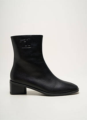 Bottines/boots matière lisse talon de 4 à 6cm noir TAMARIS femme