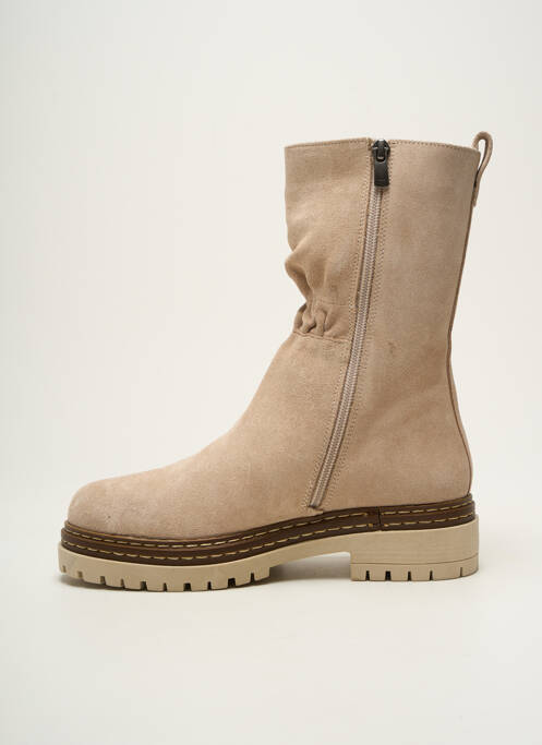 Bottines/Boots beige METAMORF'OSE pour femme