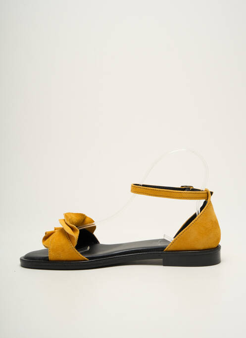 Sandales/Nu pieds jaune METAMORF'OSE pour femme