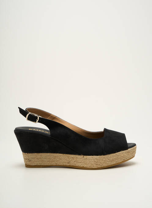 Espadrilles noir EMMA pour femme
