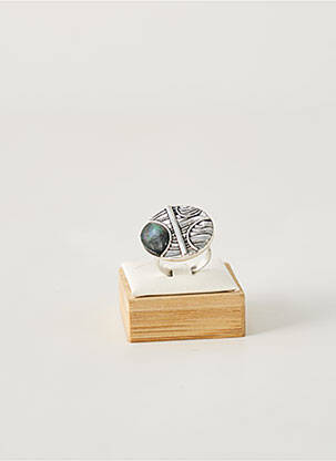 Bague ornement pierre argent ALEXARTE femme