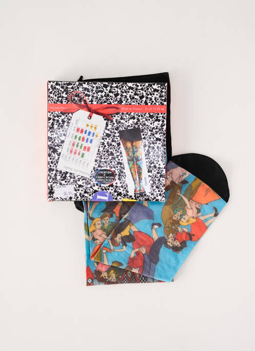 Collants bleu MARIE ANTOILETTE pour femme