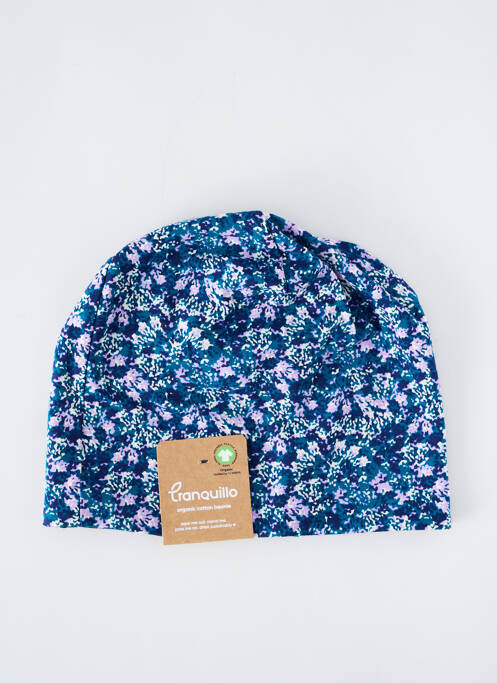 Bonnet bleu TRANQUILLO pour femme