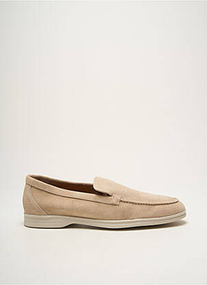 Mocassins semelle amovible bout rond beige LES MOCASSINS DU SUD homme