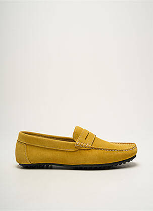 Mocassins semelle amovible bout rond jaune LES MOCASSINS DU SUD homme