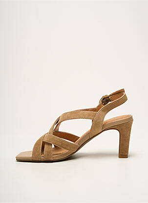 Sandales/nu pieds talon aiguille talon de 4 à 6cm marron FUGITIVE BY FRANCESCO ROSSI femme