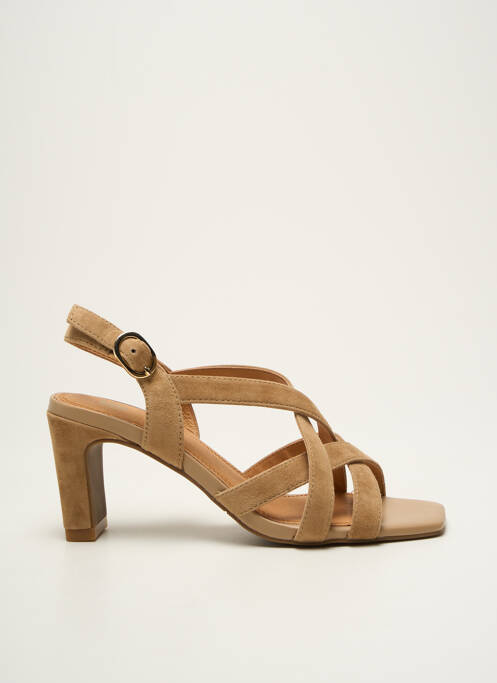 Sandales/Nu pieds marron FUGITIVE BY FRANCESCO ROSSI pour femme