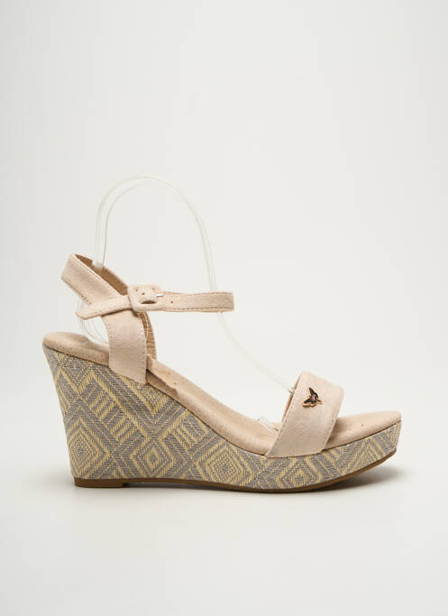 Sandales/Nu pieds beige LPB pour femme