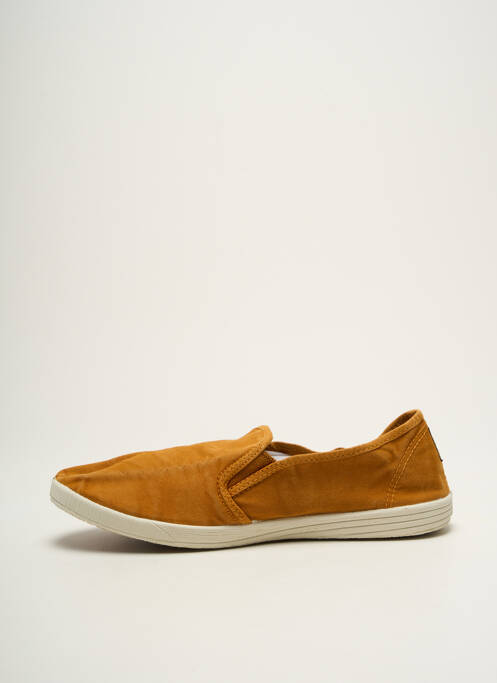 Slip ons bout rond bout rond orange NATURAL WORLD homme