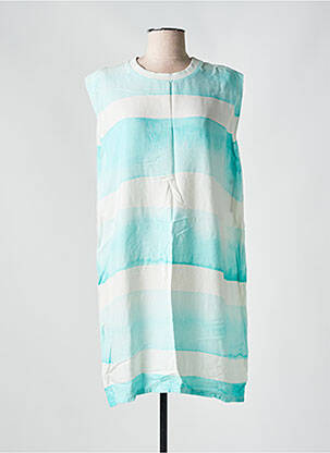 Robe mi-longue manches courtes manches courtes bleu VOLCOM femme