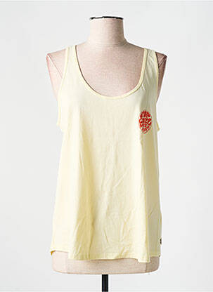 Débardeur coupe droite sans manche jaune RIP CURL femme