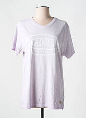 T-shirt violet VON DUTCH pour femme seconde vue