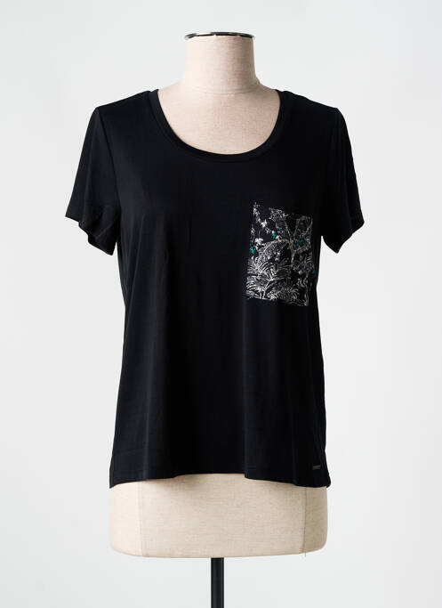 T-shirt noir SUN VALLEY pour femme
