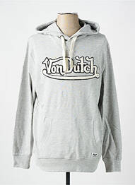 Sweat-shirt tissage jersey manches longues gris VON DUTCH homme