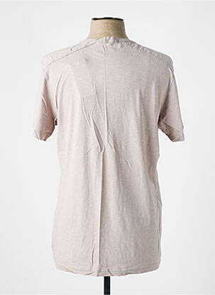 T-shirt coupe cintrée manches courtes beige SUN VALLEY homme