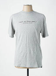 T-shirt coupe cintrée manches courtes gris VOLCOM homme