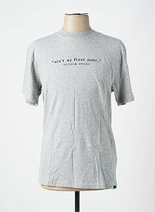 T-shirt coupe cintrée manches courtes gris VOLCOM homme