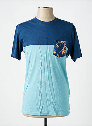 T-shirt coupe cintrée manches courtes bleu RIP CURL homme