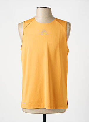 Débardeur coupe droite sans manche orange CRAFT homme