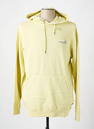 Sweat-shirt à capuche tissage jersey manches longues jaune RIP CURL homme