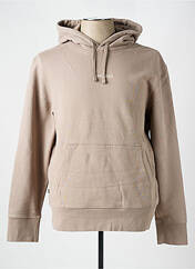 Sweat-shirt à capuche beige SUPERDRY pour homme seconde vue