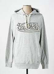 Sweat-shirt gris VON DUTCH pour homme seconde vue