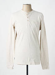 T-shirt beige SUPERDRY pour homme seconde vue