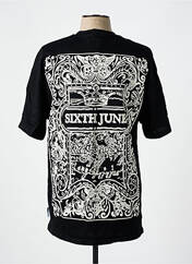 T-shirt noir SIXTH JUNE pour homme seconde vue