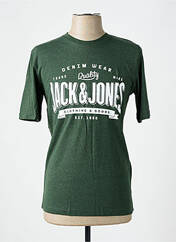 T-shirt vert JACK & JONES pour homme seconde vue