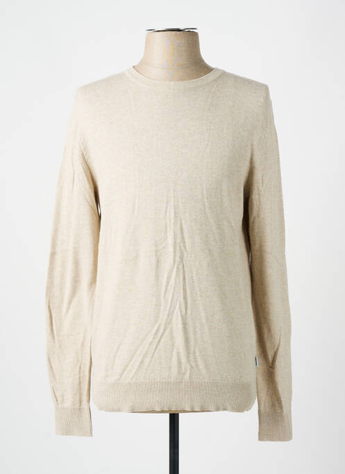 Pull beige JACK & JONES pour homme