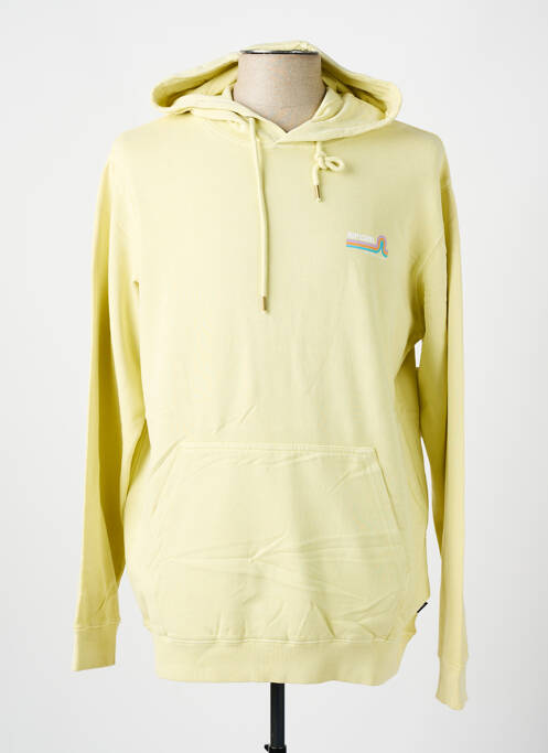 Sweat-shirt à capuche jaune RIP CURL pour homme
